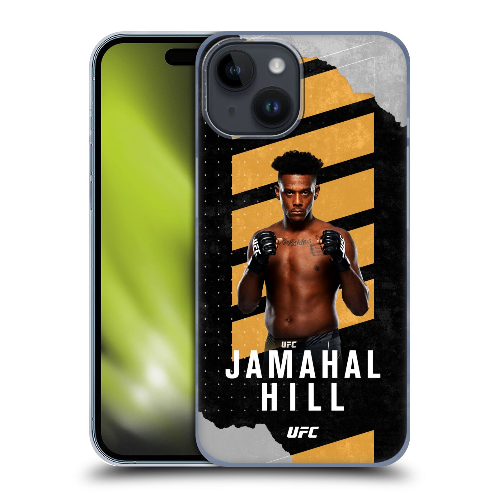 UFC Jamahal Hill Fight Card Phone Case - iPhone Image