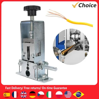 Manual Wire Stripper Flexible To Operate Drill Powered Wire Stripper Wide Compatibility Adjustable Blade for 1-25mm Diameter