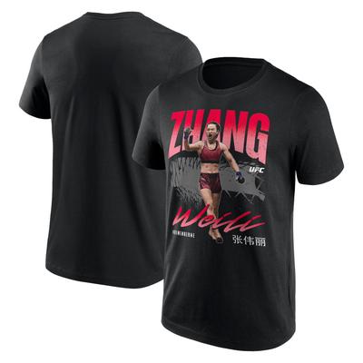 UFC Zhang Weili Grunge T-Shirt - Black - Mens Image