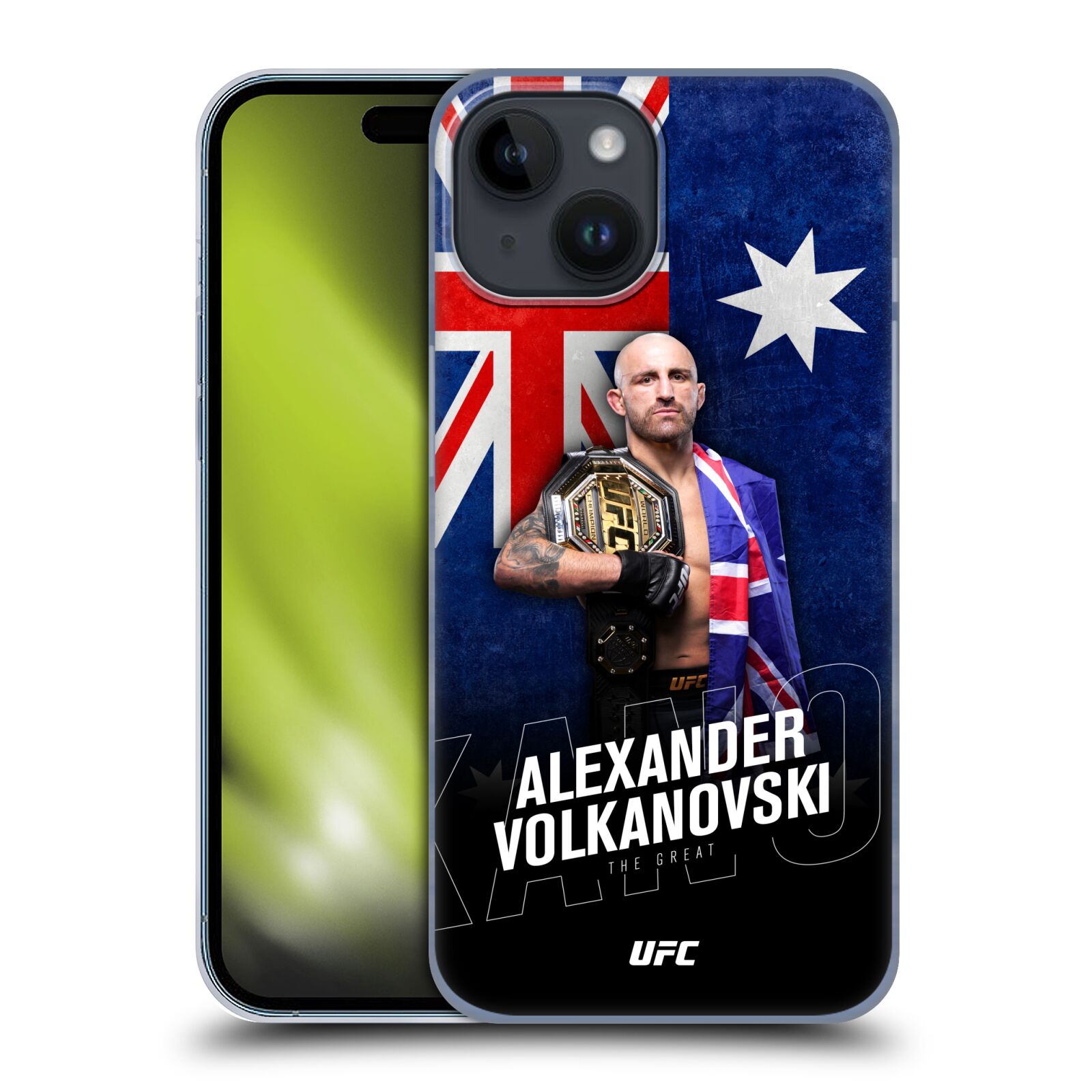 UFC Alexander Volkanovski Australia Flag Phone Case - iPhone Image
