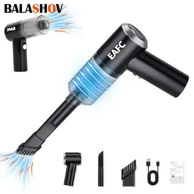Kabelloser Staubsauger, tragbarer Mini-Staubsammler, trocken und nass, für Zuhause, Auto, Dual-Use-Handreinigungsgeräte, USB-Aufladung Image