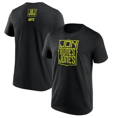 UFC Jon Jones Stacked T-Shirt – Schwarz – Herren Image