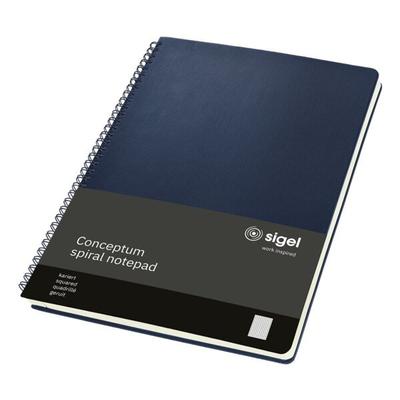 Sigel Spiral-Notizbuch »Conceptum« kariert ca. A4 Hardcover Blau Image
