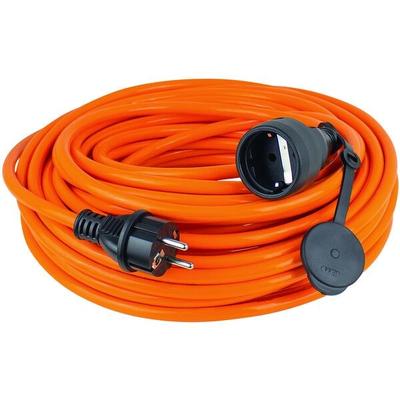 as-Schwabe Polyurethanschlauch Verlängerungskabel für Baustellen 5.0 m IP44 orange Image