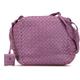Bottega Veneta Hobo Bags - 2012-2024 Nappa Intrecciato Cube Crossbody - Gr. unisize - in Lila - für Damen