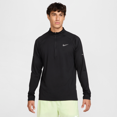 Nike Stride Men's Dri-FIT 1/4-Zip Running Top - Black - Polyester/Elastane