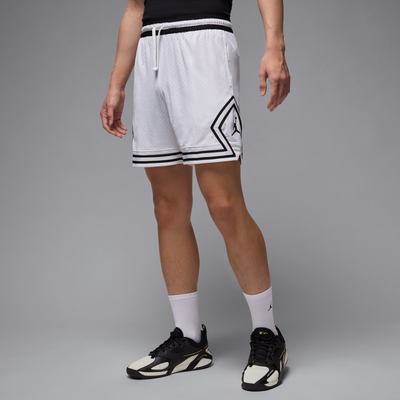 Nike Jordan Sport Men's Dri-FIT Mesh Diamond Shorts - White - Polyester