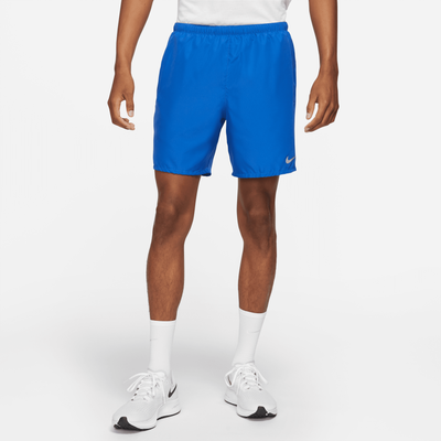 Nike Challenger Men's 18cm (approx.) Brief-Lined Running Shorts - Blue - Polyester