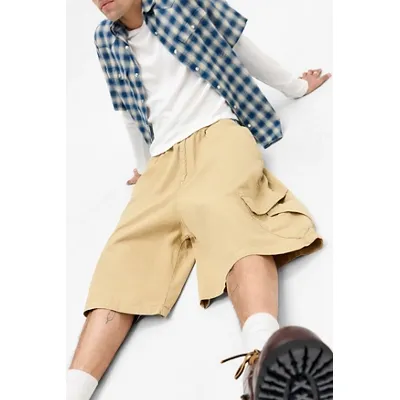iets frans. Camel Pop Cargo Shorts - Brown M at Urban Outfitters
