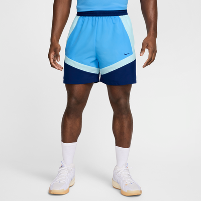 Nike Icon Men's 15cm (approx.) Woven Basketball Shorts - Blue - Polyester