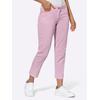 7/8-Jeans CASUAL LOOKS, Damen, Gr. 52, Normalgrößen, rosa (rosé), 98% Baumwolle, 2% Elasthan, unifarben, 7/8-Länge, Jeans