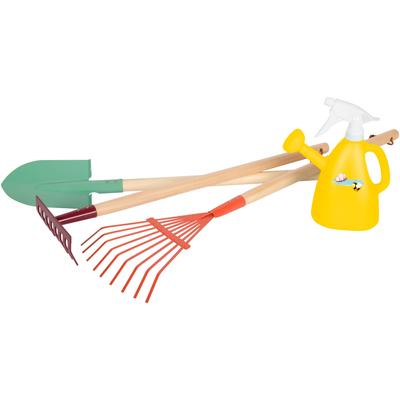 Kinder-Gartenset SMALL FOOT "Gartenwerkzeug-Set, Tiny Garden", bunt, Spielwerkzeug, Kinder