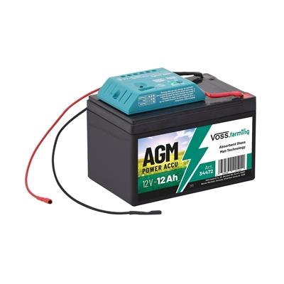 VOSS.farming 12 Volt - 12 Ah Blei-Vlies-Akku mit Laderegler Image