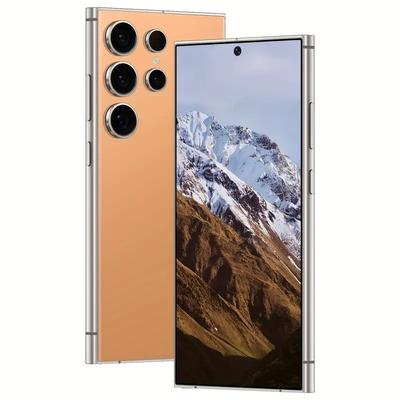 TEMU 2025 Latest Unlocked Phone - 6.8inch Stunning 1440*3120 Hd Display, Dual 50mp+24mp Cameras, Long-lasting 6800mah Battery, Facial Recognition Unlocking. Image
