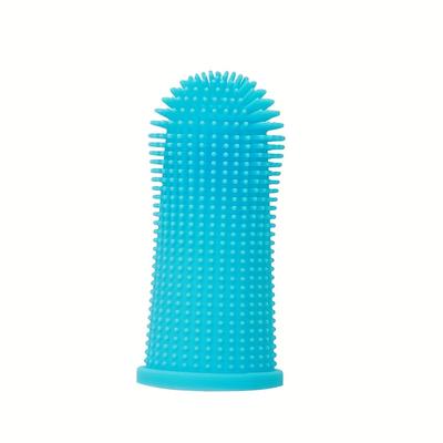TEMU Softest Silicone Pet Toothbrush, Cleaning Your Dog Or Cat's Teeth Image