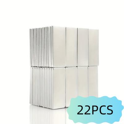 TEMU Industrial Magnets Measuring 25x10x2mm, Tidying Up And Enhancing Its . Square Magnets Are Suitable For Settings, So Don't Hesitate Any — Now! Image