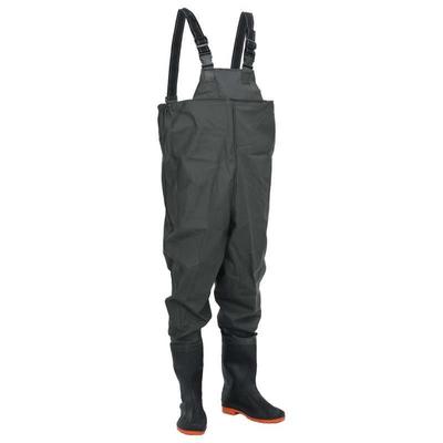 TEMU 38 Dark Set With Chest Guard & Boots - Heavy-duty, Comfortable With Protective Design For Rivers, Lakes, Ocean Image