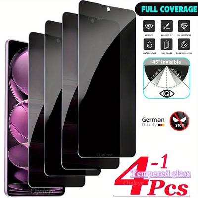 TEMU 4pcs Privacy Screen Protector S24/s24+/s24ultra /s24fe/s25/s25+/s25ultra Anti-spy Glass S24/s24+/s24ultra /s24fe/s25/s25+/s25ultra Image