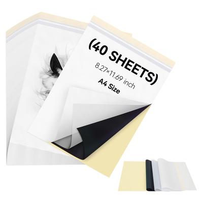 TEMU Peripage Tattoo Transfer Paper 40 Sheets 4 Layers Tattoo Transfer Machine Thermal Copier High Quality Stencil Image