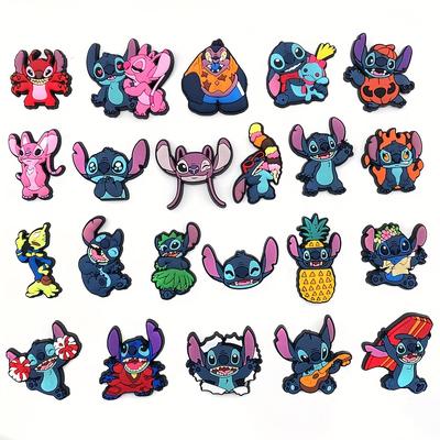 TEMU 22pcs/set Cartoon Shoe Charms, Cartoon Film Shoe Decoration Charms, Charms For Sandals, Shoes, Bracelet, Wristbands, Holiday Party Gift Image