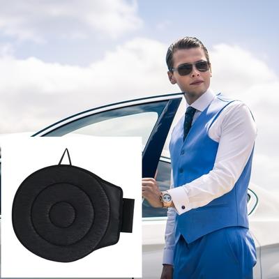TEMU 1pc 360-degree Rotating Car Seat Cushion - Portable Non-slip Mat For Elderly, Pregnant Women & Disabled , For / Vehicles, Ideal Gift For Car Enthusiasts, Vehicle Accessory, Comfortable Texture Image