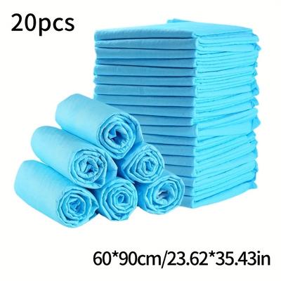 TEMU Disposable Pet Urine Pads For Dogs - Blue, Quick-absorbent Training Pads For Housebreaking, Potty Time, And Indoor Use, Indoor Pet Pads | Quickabsorbent Pads | Disposable Pads Image