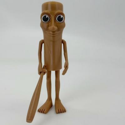 "TEMU "tung Tung Tung Sulhur" 3d Printed Wooden - Collectible Decor With Design, Home Or Office, Novelty Meme Gift, Office Decoration | Whimsical Decor | Articulated Figur" Image