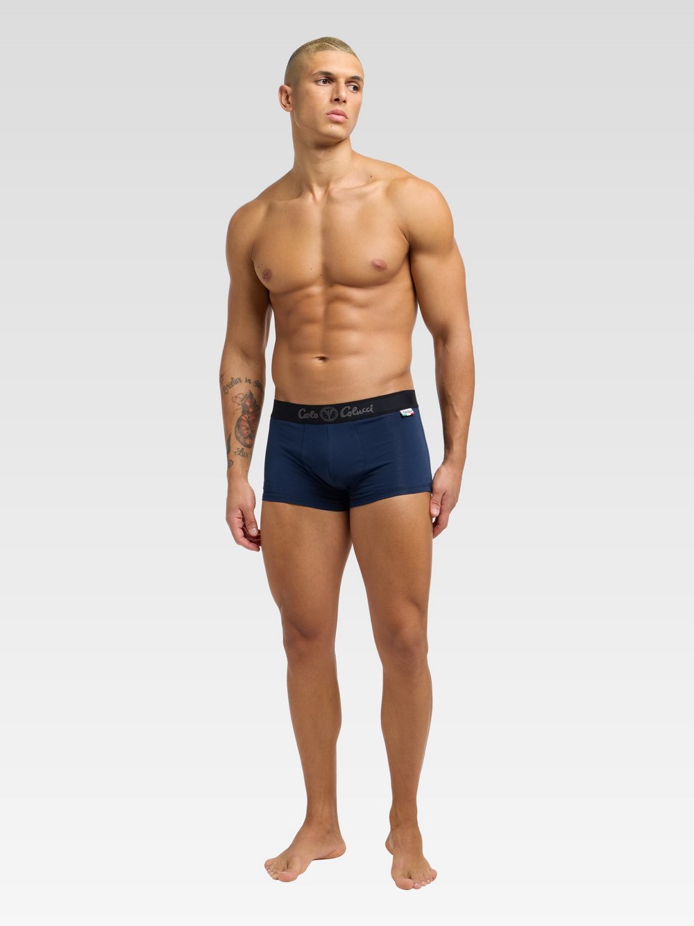 Carlo Colucci Retroshort Herren blau, S Image