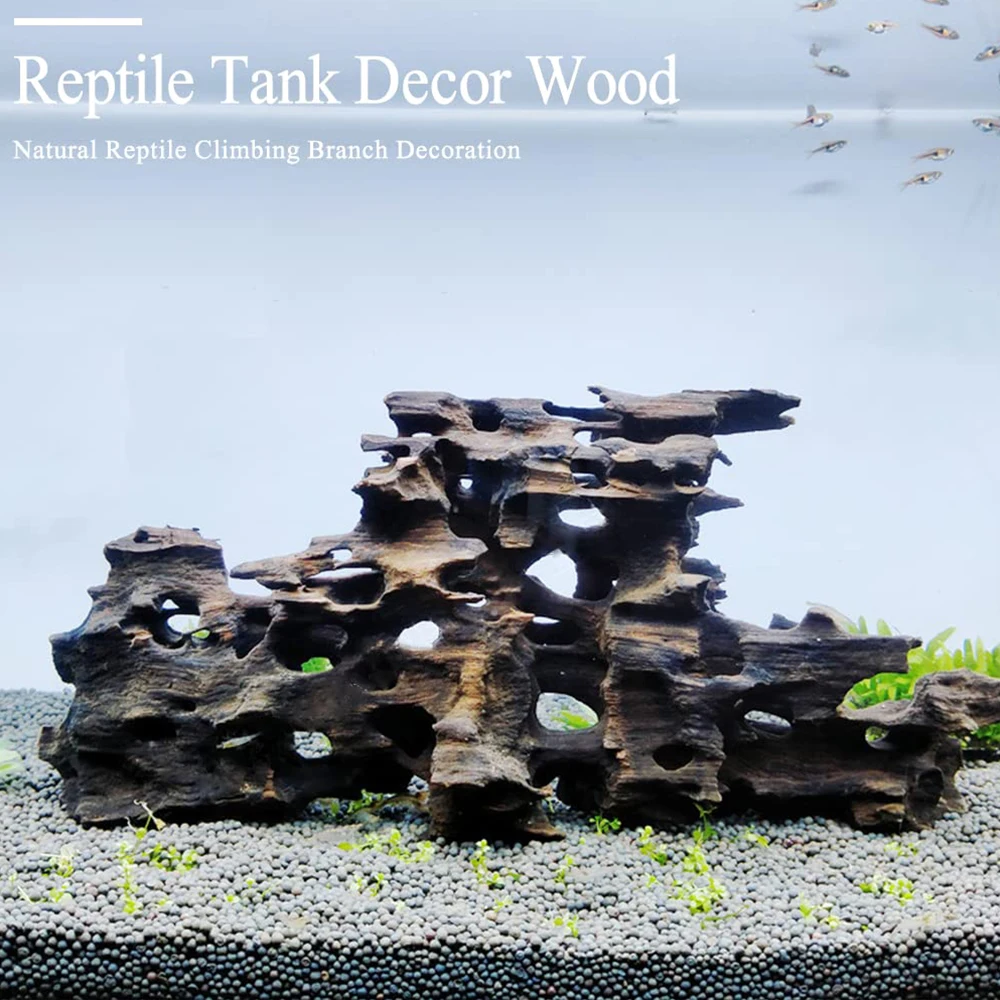 Aquarium Natural Driftwood Tree Trunk Fish Tank Decoration Fish Tank Ornament Aquarium Decor Fish Tank Shrimp Turtle Shelter