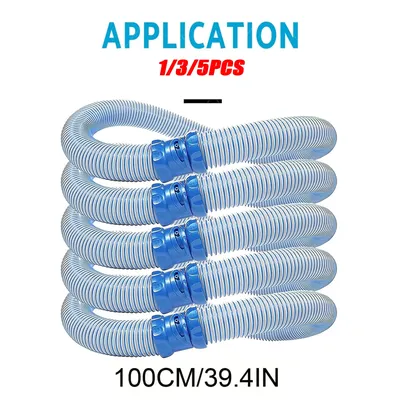 1/3/5pcs Pool Cleaner Twist Lock Hose 1M Rubber Pool Cleaning Lock Pipes Replacement Accessories for Zodiac X7 T3 T5 MX6 MX8