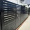 Decorative anti climb outdoor Garden Aluminum Privacy Fence outdoor Horizontal Slat Fence panels