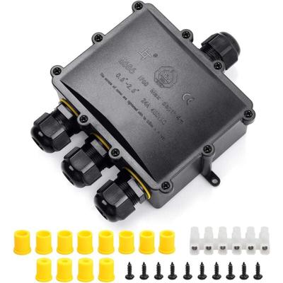 Ugreat - IP68 Wasserdichter Anschlusskasten für den Außenbereich – 4-fach größeres Kabel, Image