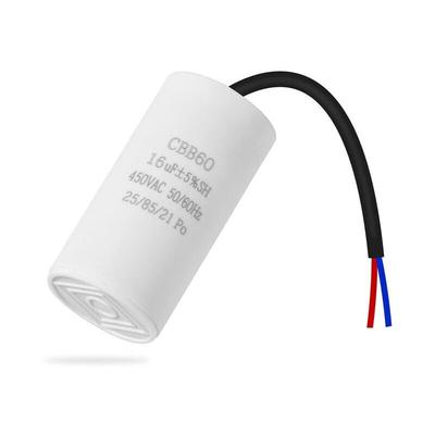 CBB60 Kondensator 16uF 450V 50/60HZ Anlaufkondensator, Elektromotor Start Kompressor Wasserpumpe,