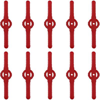 Kunststoff-Rasentrimmerklinge, 10 Stück Kunststoff-Schneidklingen ersetzen für Image
