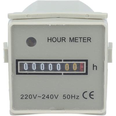Industrie-Betriebsstundenzähler 220‑240V, 0,3W Mechanischer Timer-Stundenzähler für die Image