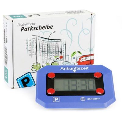 Wiltec - elektronische Parkscheibe, digitale Parkuhr mit KBA-Zulassung, Parkscheibe automatisch mit Image