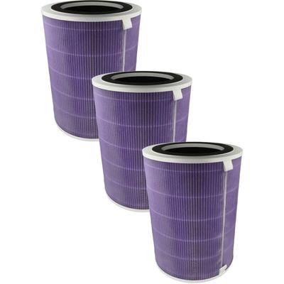 3x Luftilter kompatibel mit Proscenic a 9 Luftreiniger - Kombifilter Vorfilter + HEPA(H13) + Image
