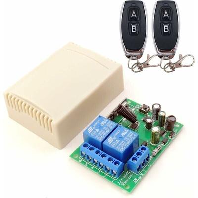 SNQ - DieseRC Drahtloser Fernschalter 433 MHz, 2-Kanal ac 220 v mit Relaisempfänger und 2 Image