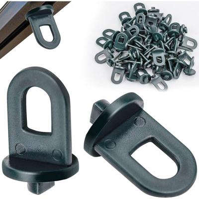 Ersandy - 50 Stück Gewächshaus-Clips, Gewächshaus-Zubehör, Kletterpflanzen-Halterung, Image