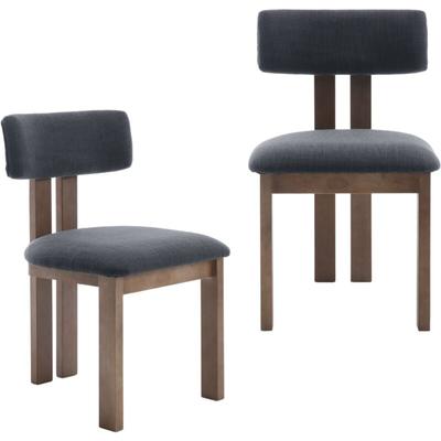 Wahson Office Chairs - Esszimmerstühle Mid Century Samt Küchenstühle mit Rückenlehne Stuhl Samt Image