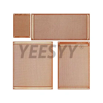 5 Stück 9 x 15 cm Universal-Leiterplatte, gelbe einseitige Leiterplatte für Arduino Image