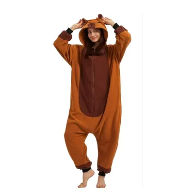 Neue Capybara Onesies Overall Erwachsene Anime Cosplay Halloween Kapibala Kostüme Weihnachten Image