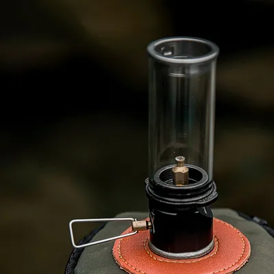 Tragbare Camping Gas Laterne Zelt Nachtlicht Winddicht Outdoor Butan Gas Kerze Licht für Notfall Angeln Picknick Gas Lampe