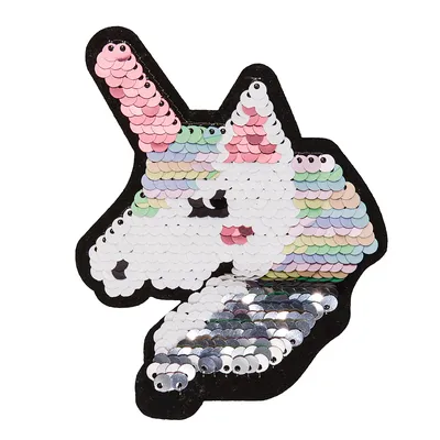 Wende-Applikation Einhorn, 11 cm Image