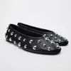 Frauen Wohnungen Schuhe Flach Casual Loafers Schuhe Frühling Mode Leder Sandalen Trend Walking Kleid