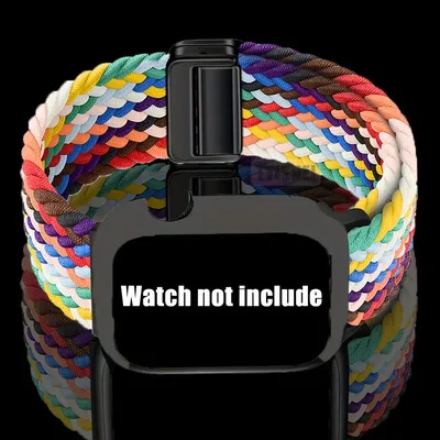 Nylon geflochtenes Schlaufenarmband für Redmi Watch 4 5, magnetische Schnalle, atmungsaktives Armband, Xiaomi Band 9 8 Pro, verstellbarer Armbandgürtel Image