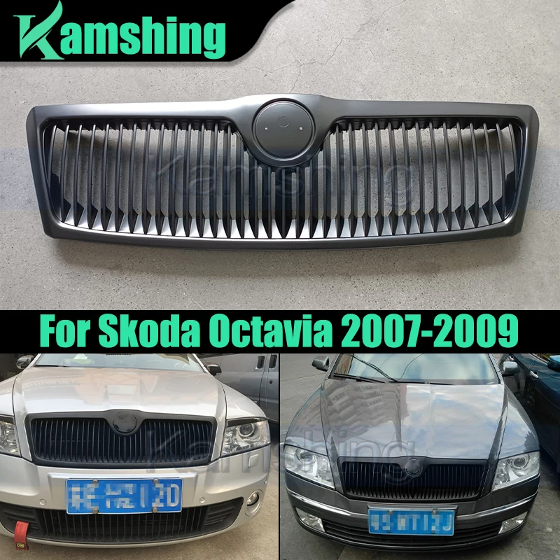 Auto Frontstoßstange Grill Maske Kühlergrill für Skoda Octavia 2007-2009 Racing Grills Image