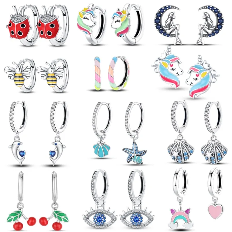 Sonnenblumenförmige Ohrringe aus 925er Silber, eingelegt mit Zirkon, eine neue Art von Frauengeschenk Image