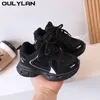 Oulylan Clunky Sport Tennis Casual Wohnungen Kinder Kleinkind Schuhe Unisex Kinder Schuhe Kinder