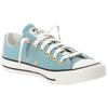 Sneaker CONVERSE "CHUCK TAYLOR ALL STAR LEATHER", Gr. 43, vernal pool, egret, schwarz, Leder, sportlich, Schuhe